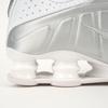 Nike Shox R4 Weiß Metallic-Silber 2024 Herren-Sneaker Leuchtendes Karmesinrot HQ1988-101