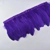 1Meter Colored Goose Feathers Trims Real Geese Feather Trim Tassel Fringe Ribbon White Black Feather Crafts Clothes Accessories