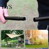 Hiking Tent Pole Kit 1 Set Canopy Support with Storage Bag 10 Sections Heavy Duty Metal Beach Party Poles Outdoor Camping Sunshade Hammock Tarpaulin