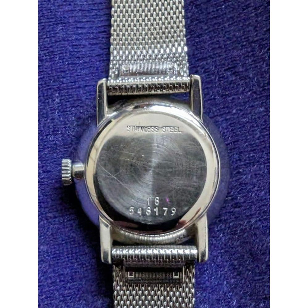 Used 817LONGINES Manual winding clock working antique sapphire glass