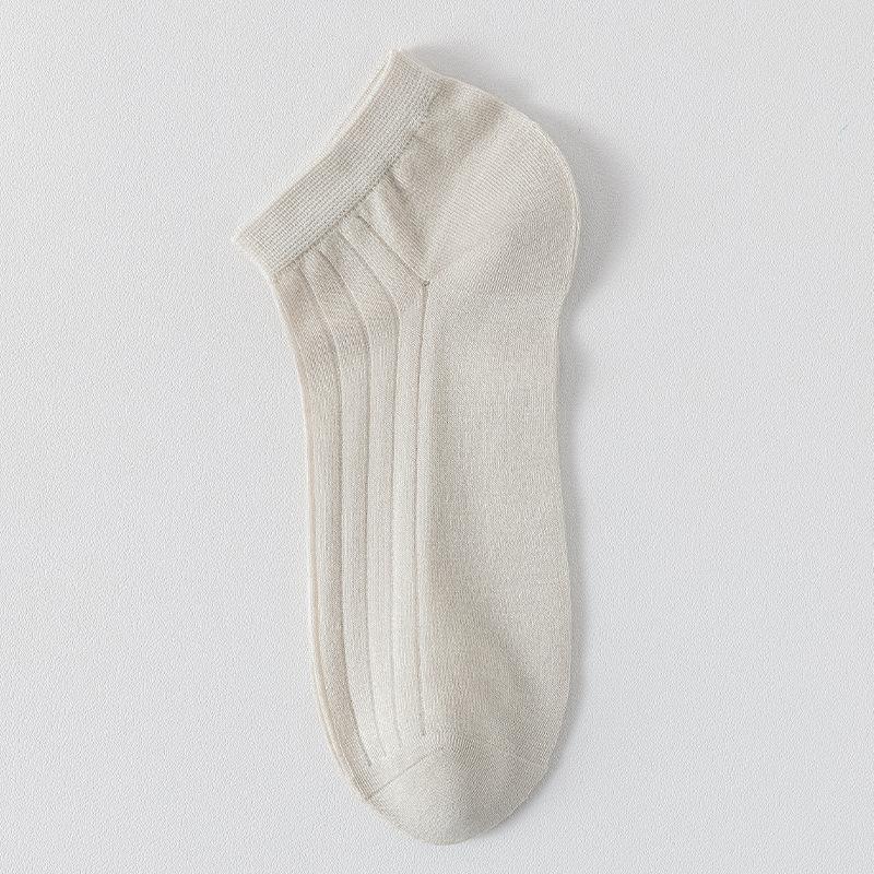 

Мужские тонкие однотонные носки на весну и лето с охлаждающим эффектом, не сползающие, с низким вырезом, бесшовные 1 pair хаки