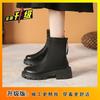Small short boots boots women's autumn and winter new retro heightening thick sole fashion versatile thin Martin boots