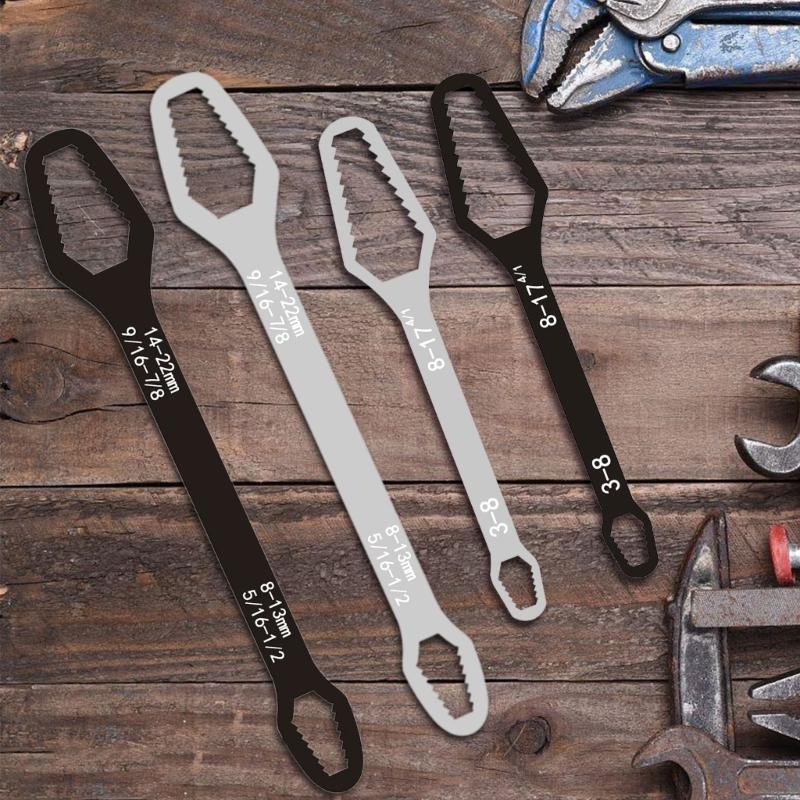 3mm-22mm Universal Torxes Wrenches Adjustable Multifunction Wrenches Board Double-head Multipurpose Torxes Spanner Repair