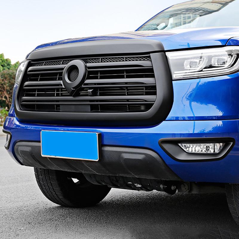 car styling fit for GWM Ute Pickup Matter Black Rear Trunk Door Handle Bowl Cover Trim for Great Wall POER Accessories