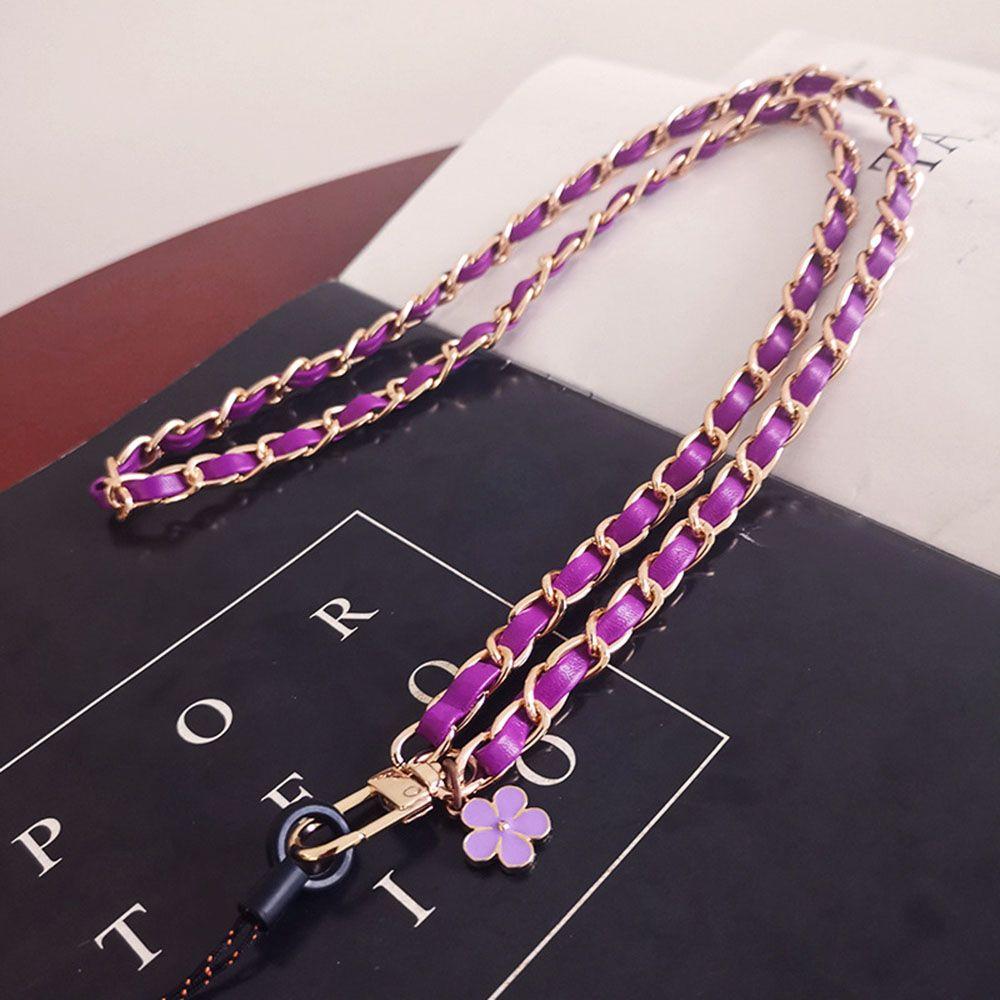 

Universal Neck Cord Strap Mobile Phone Chain Cellphone Rope Phone Lanyard Phone Accessories фіолетовий