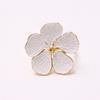 ABWR-Napkin Rings ,12 PCS Flowers Napkin Ring Holders Dinner Tables Rings Elegant Ornament Table Setting Decoration ,White