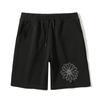 Men's Trendy Daisy Print Cotton Drawstring Shorts