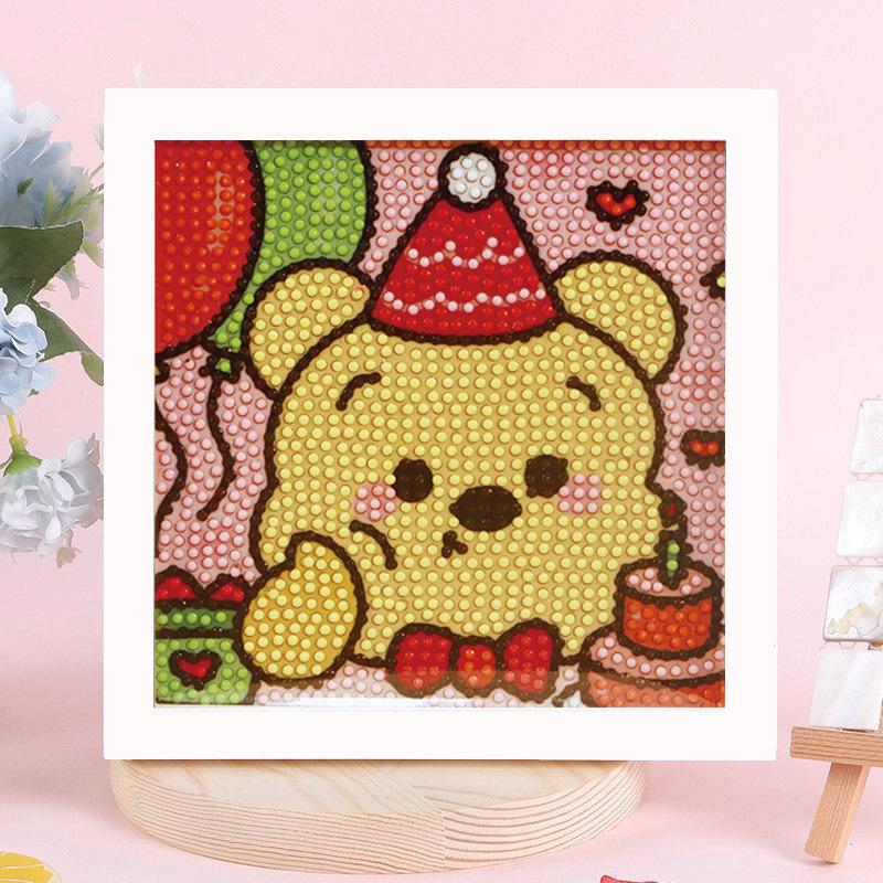 Sanrio Children's Diamond Painting with Frame Stickers - DIY Handmade Gift Set