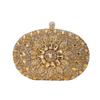 Elegant Oval Purse With Diamond Decor For Prom And Wedding Celebrations