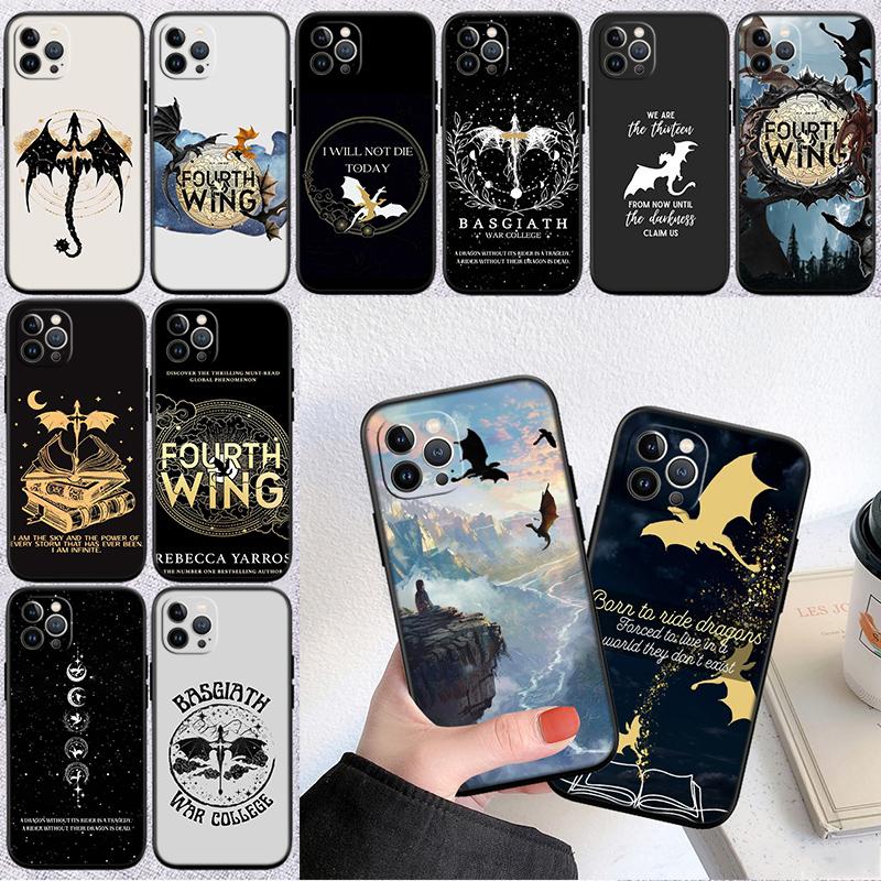 Fourth wing Phone Case for Samsung Galaxy A11 A12 A13 A15 A52S A53 A55 A56 A70 A71 A72 A73 F06 F16 F56 S10 Plus S10e
