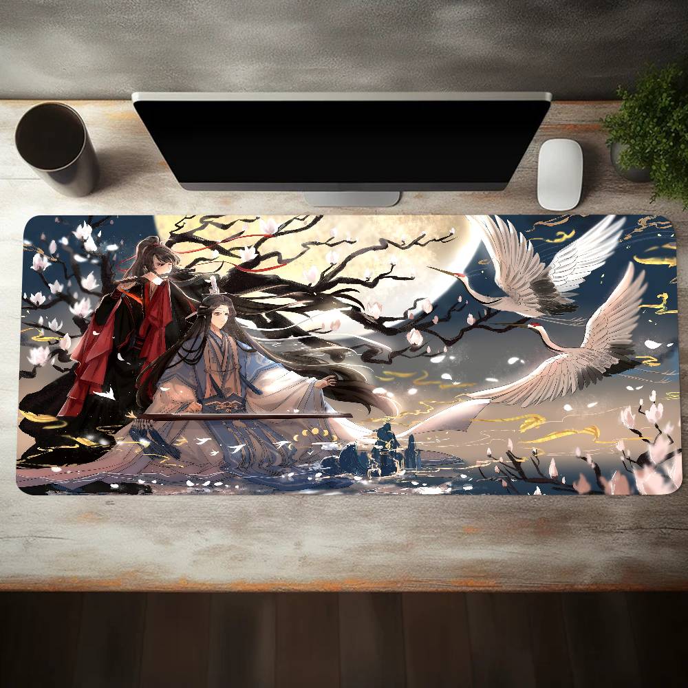 Anime MDZS Mouse Pad Large Gaming Keyboard Mat LockEdge Rubber Computer Office Accessories