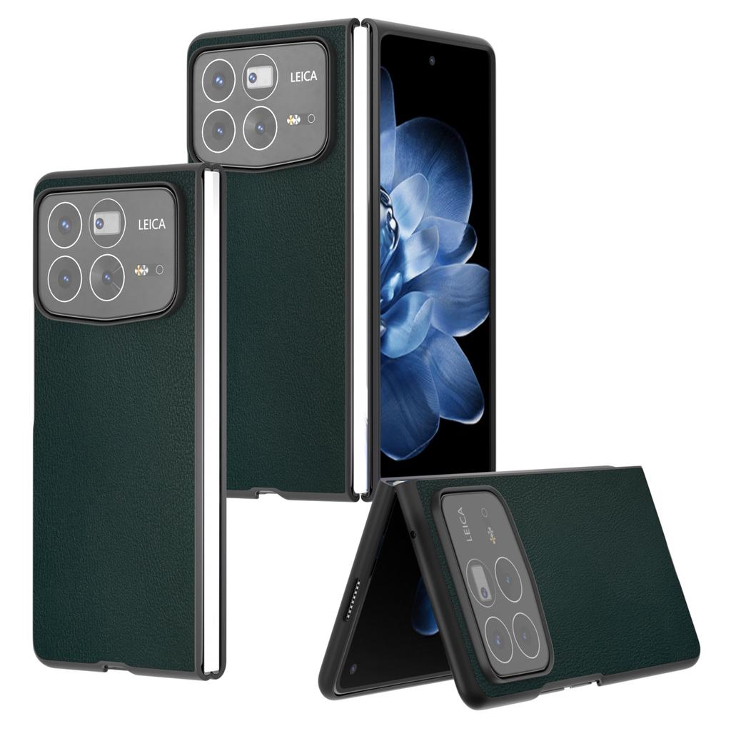 For Xiaomi Mix Fold 4 5G Case PU Leather Coated PC Folding Phone Cover