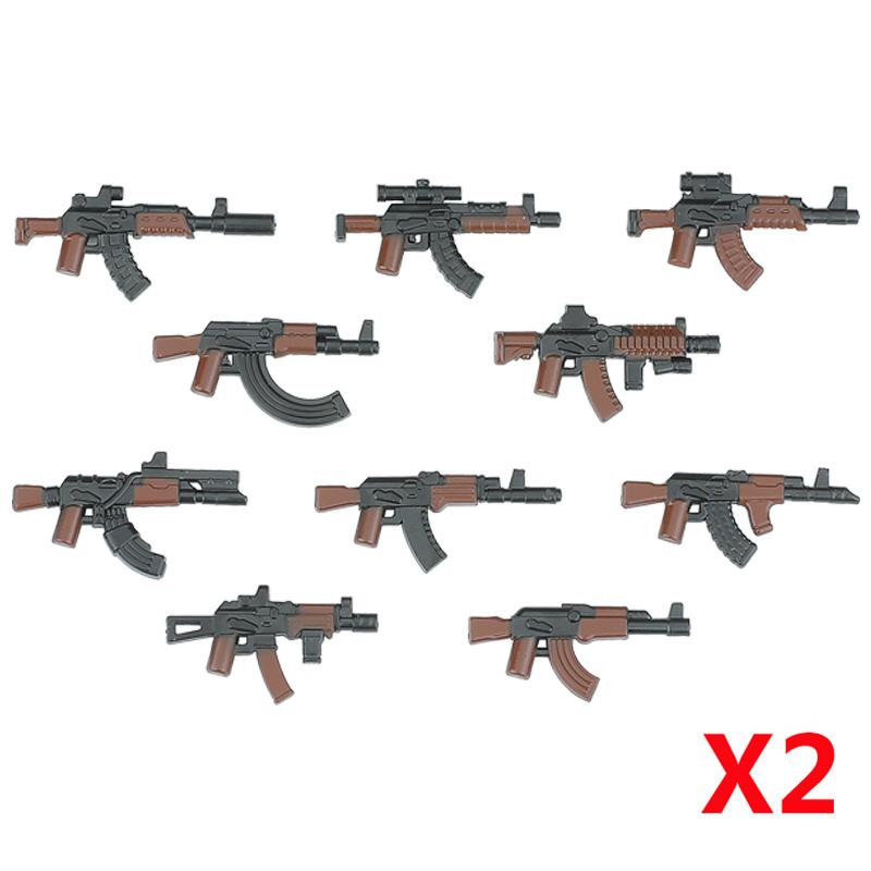 Non-Toxic City Police Russia Commando Fsb Special Forces Figures Building Blocks Green Camouflage Shield Army Soldier Military Weapon Toys