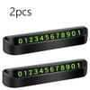 1/4Pcs Car Temporary Parking Card Phone Number Card Plate Telephone Number Car Park Stop Automobile Accessories