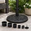 Outdoor Umbrella Base Bushing with Center Opening Support Sleeves and Direct Tightening Pieces for Stand Service