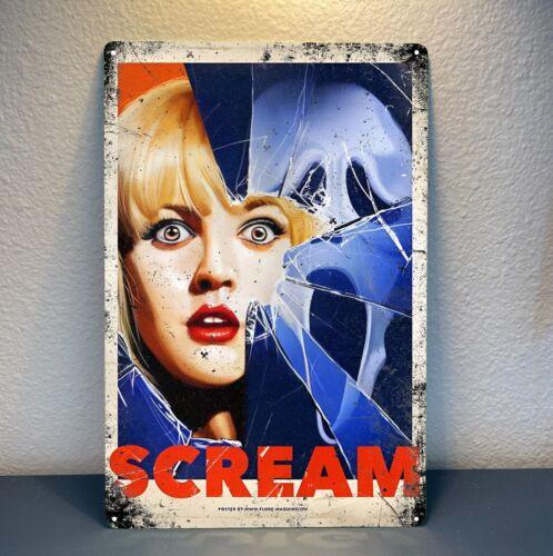 Scream Movie Metal Poster Collectable Tin Sign xcmAluminum 20x30cm(7.8x11.8inch)