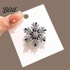 Black And White Brooch Snowflake Full Diamond Multifunctional Jewelry