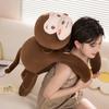 60/100CM Liggende Aap Pluche Speelgoed Kawaii Lange Arm Banaan Aap Pluche Opvulling Dierlijke Cadeaus voor Vrienden Verbeeldingrijke Bankkussen
