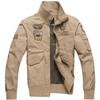 Washed Pure Cotton Air Force  Military Jacket Jacket Men's Trendy Plus Size Trendy