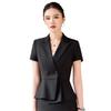 Women's Double-Breasted Short Sleeve Blazer - Summer Business Fashion