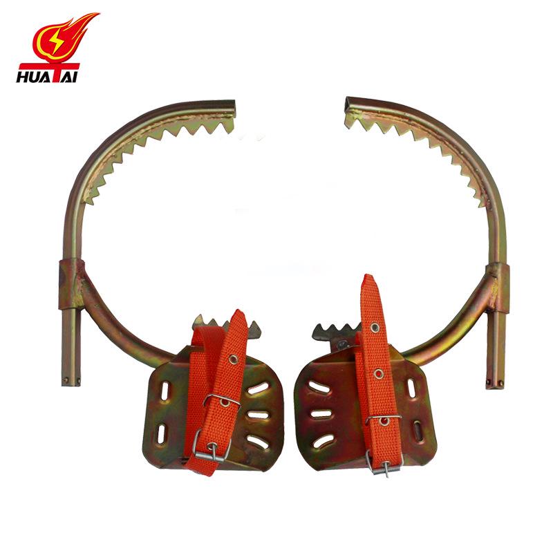 Tree Climbing Serrated Non-Slip Iron Shoes - High-Altitude Wooden Pole Foot Buckles, Special Climbing Tools