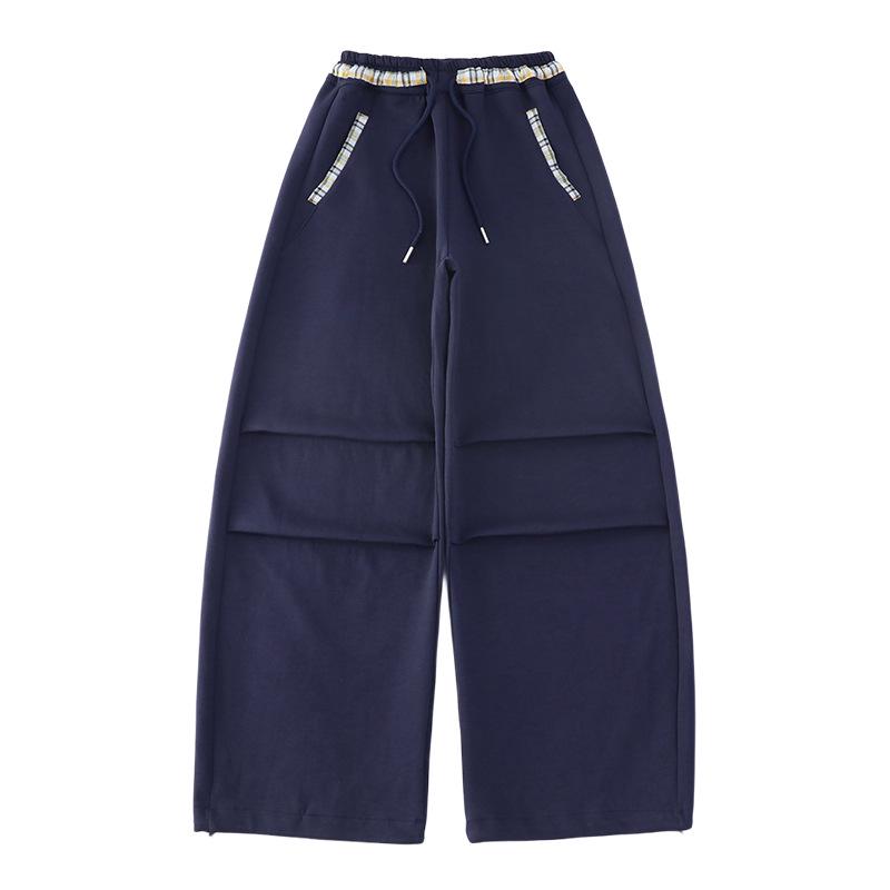 2025 Girls' Spring/Autumn Middle School Straight-Leg Cargo Sweatpants