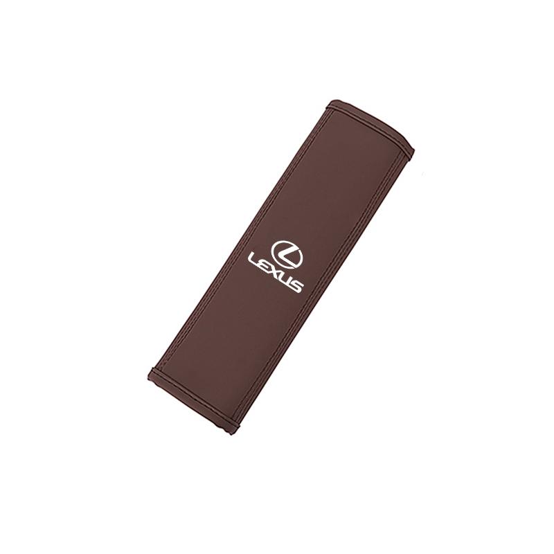 Car Seat Belt Cover Leather Safety Belt Shoulder Protector For Lexus IS250 RX330 Ct200h ES300h RX350 LS Car Interior Accessories