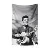 E-Elviss Flag Rock Music Band Banner HD Printing Tapestry Exhibition, Music Band Fans, Garage Decor