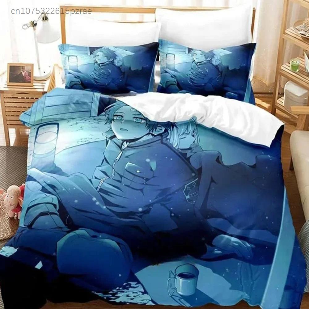 3D Print Anime World Trigger Bedding Set 3D Printed Suitable For Bedroom Duvet Cover Set With Pillowcases Kids Home Textile