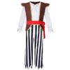 Halloween Pirate Costume Set for Party Performances