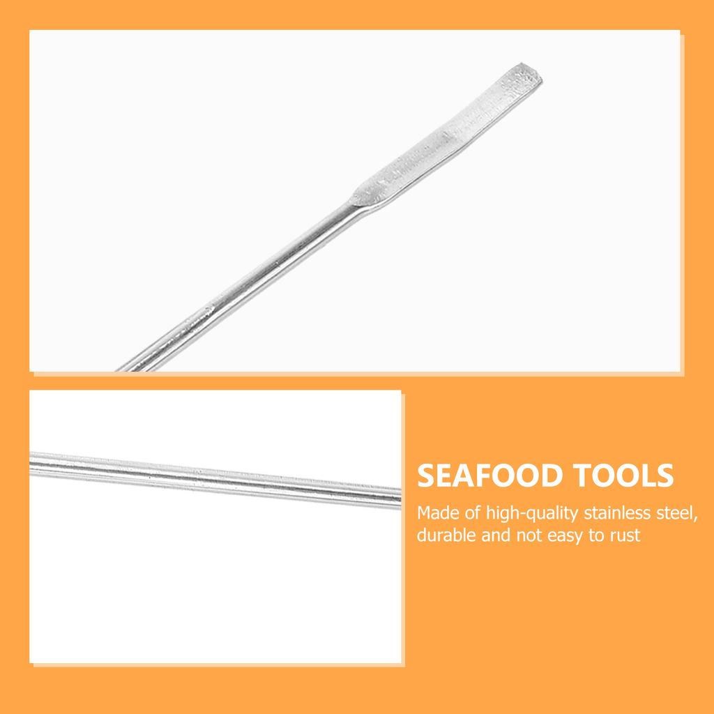 12pcs Multifunctional Seafood Pick Stainless Steel For Crab Lobster Shell Nut Cracking Tools Walnut Fork Seafood Tool Kitchen