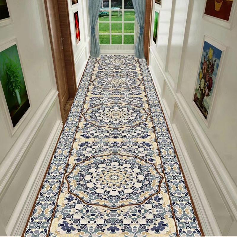 Home Living Room Hallway Persian Style Carpet Hallway Foyer Home Washable Entrance Carpet