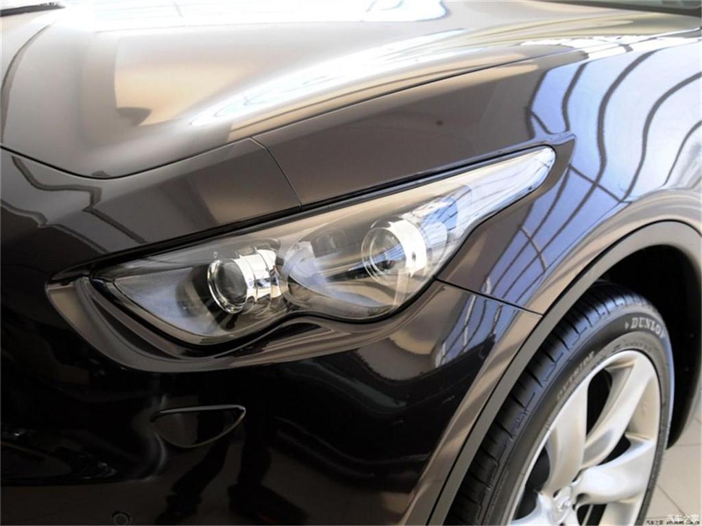 Black Plastic Headlight Cover for 09-13 Infiniti FX35 - Bottom Shell Lamp Holder