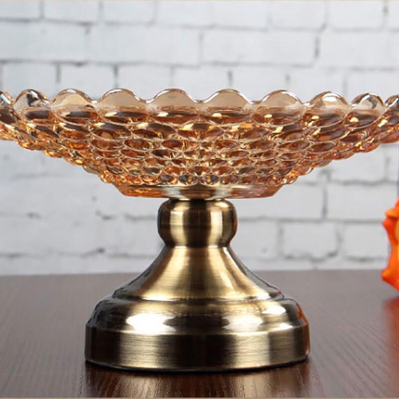 

Homeglen European Style Crystal Glass Fruit Plate