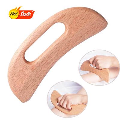 Portable Wooden Gua Sha Board For Body Lymphatic Drainage Massage Tool Manual Scraper For Back Arm Leg Muscle Relax