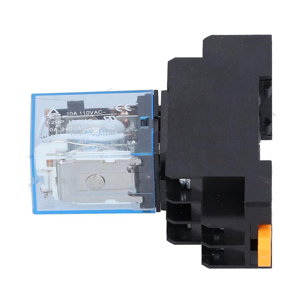 LY2NJ 8 Pins Elektromagnetische Leistungsrelais mit Sockelbasis Kontrollleuchte für Motoren Industrie