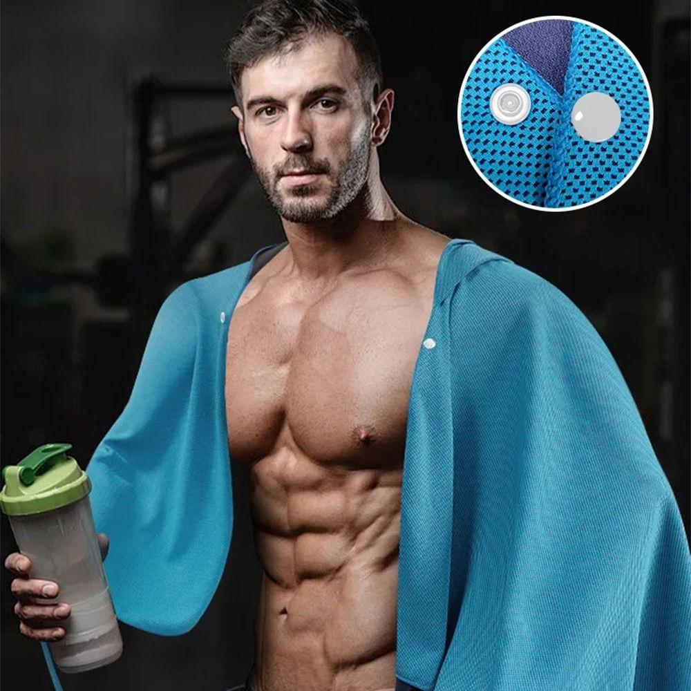 Quick Drying Bath Towel Creative Sports Cooling Cape Washable Beach Hooded Cloak  Camping