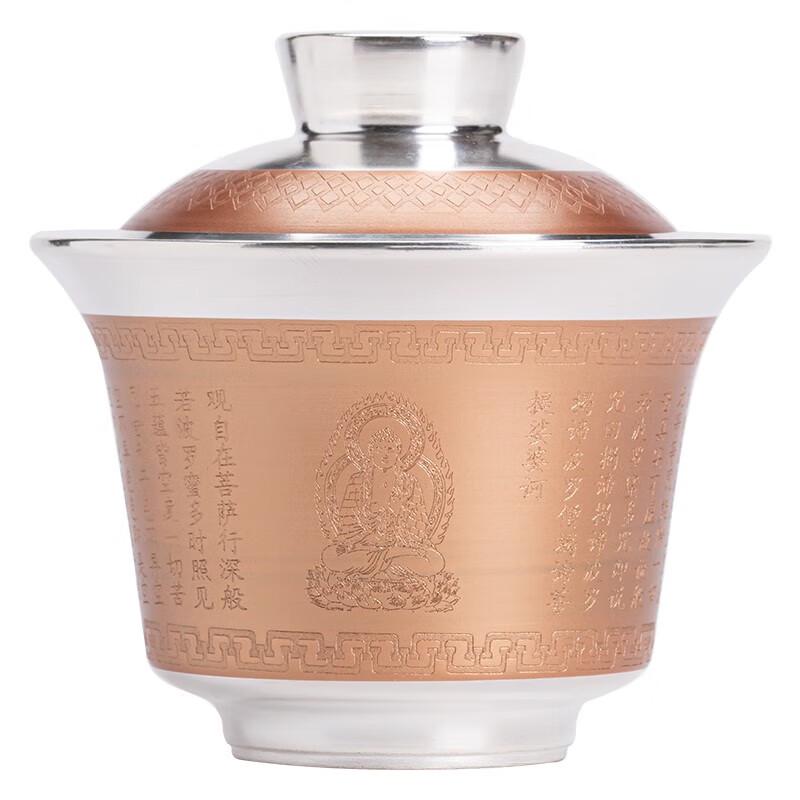 КЕРАМИКА ДЛЯ СУШИ Медно-серебряная буддийская сутра Гайвань