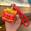 Funny Ice Cream Pendant Cartoon Car Key Ring Cute Coffee Cup Shape Keychain Gift