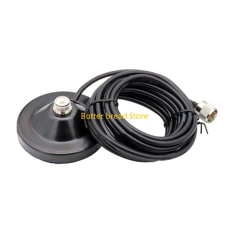 W89C 9cm Magnets & 5M Feeders Cable Walkies Talkies Accessories PL259 Antennas Base For Car Mobile Radio