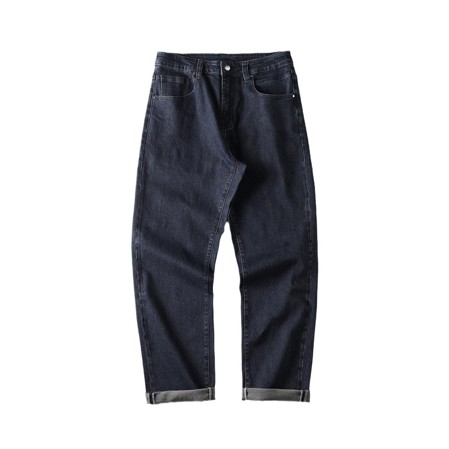 

Shenbao Синие джинсы Мужские микро-свободные Джокер Повседневные Уличные Красивые Прямые брюки 38