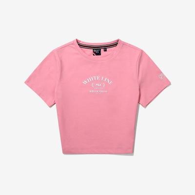 LighTweighT STreTch Crop Graphic T shirT