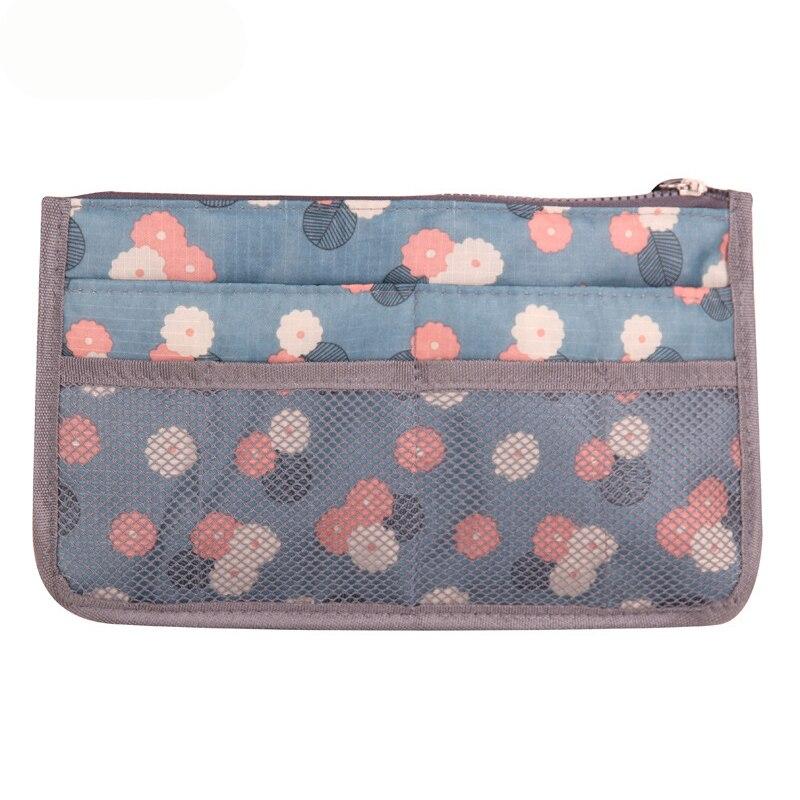 Resor Kosmetikväska Mode Blommatryck Sminkväska Toalettväska Tvättväskor Makeup Organizer Förvaringsväskor Skönhetsväska