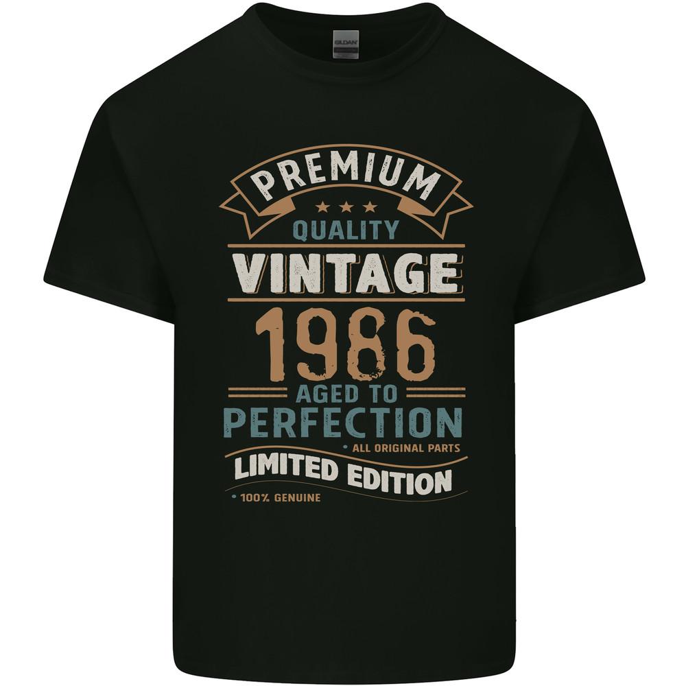 Premium Vintage 39th Birthday 1986 Mens Light Cotton T-Shirt Unisex T-Shirt XXL