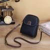 Cowhide Women's Bag Shoulder Crossbody Women's Mobile Phone Bag Multi-compartment Contrasting Color Change Bag Shell Bag
