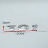 1pcs 206 207 208 301 307 308 408 508 2008 3008 4008 5008 car Letter Emblem Rear tail trunk Decals badge sticker Decal styling