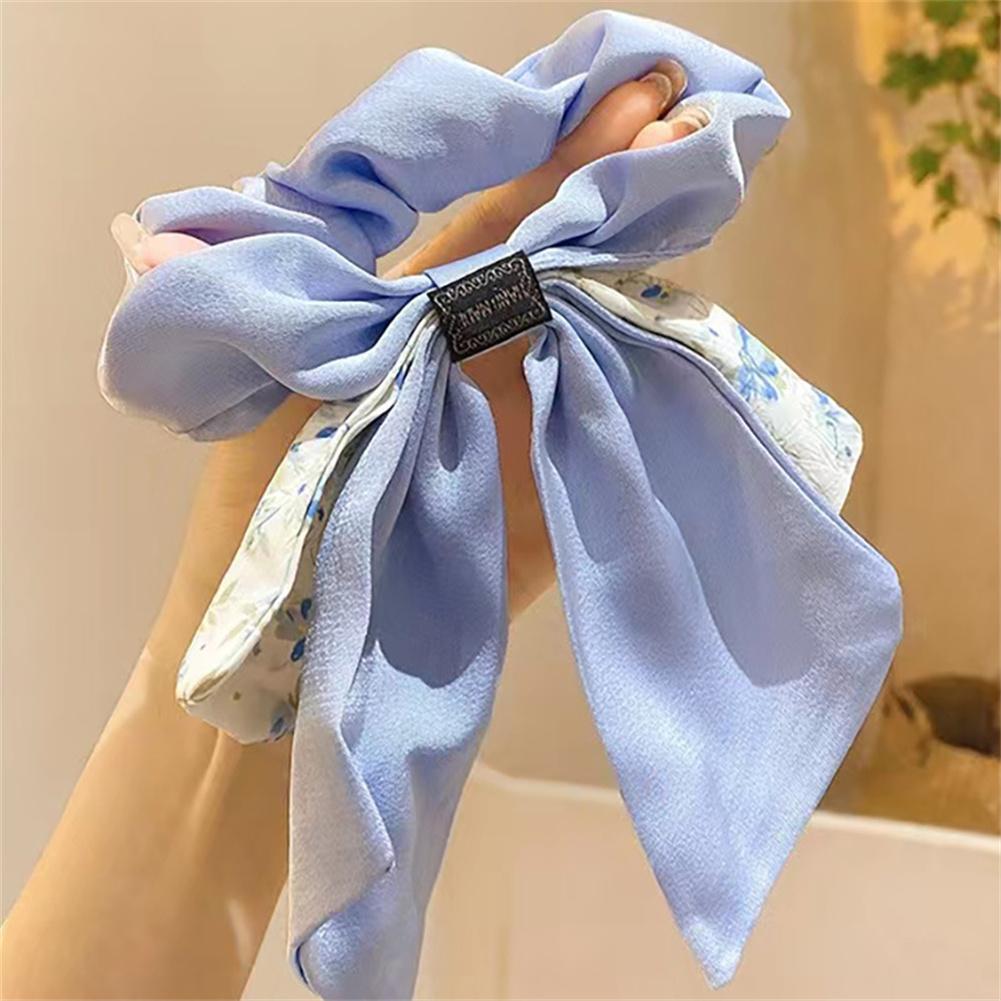 Ελαστικά Λαστιχάκια Μαλλιών με Εκτύπωση Για Γυναίκες Κορίτσια Φιόγκοι Scrunchies Κορδέλα Μαλλιών Δεσίματα Μαλλιών Κάτοχος Αλογοουράς Αξεσουάρ Μαλλιών