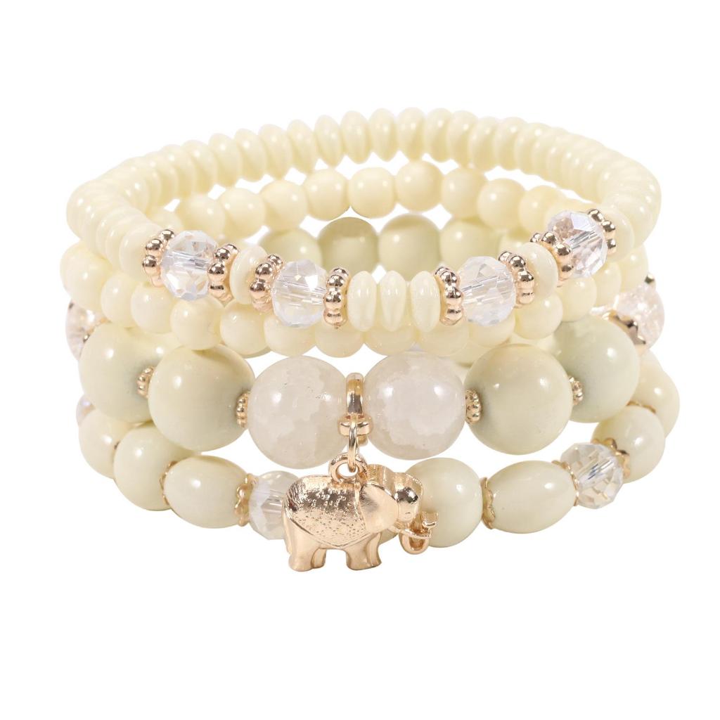 Bohemian Elefanten Perlenarmband - Trendiger Europäischer & Amerikanischer Stil