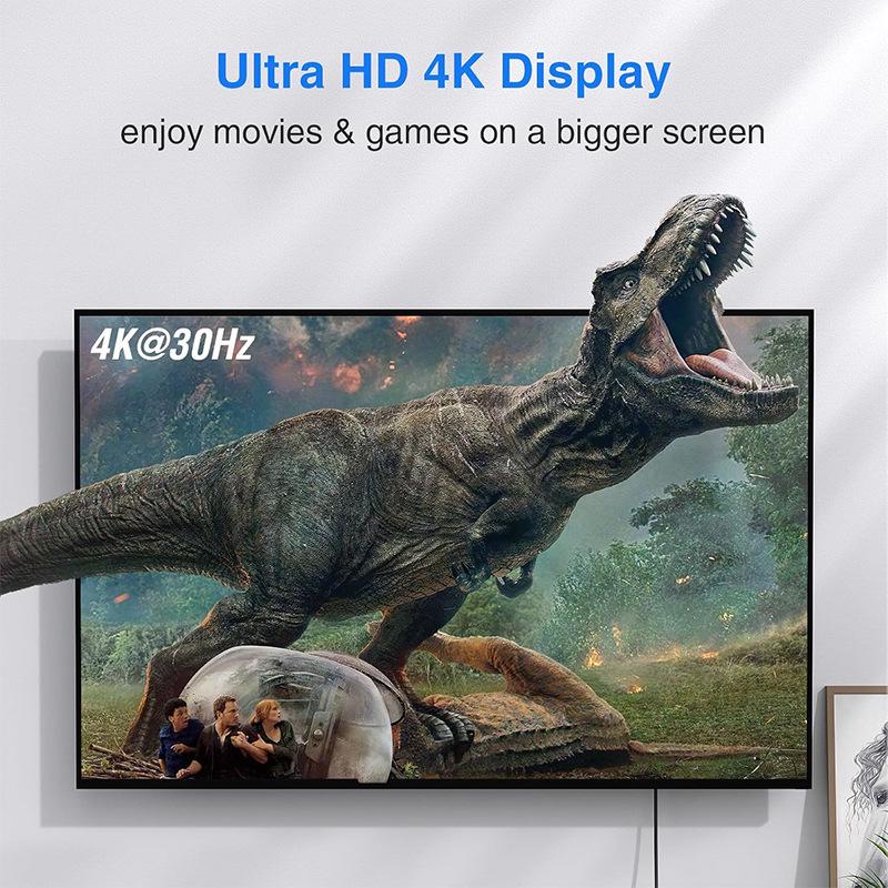 USB-C to HDMI 3-in-1 Dock for Screen Mirroring: Compatible with Apple, Huawei, Laptops