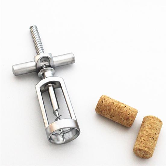 Metal Champagne Wine Bottle Opener Cross Cork Corkscrew Party Bar Kitchen Tool